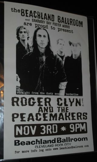 Roger Clyne And The Peacemakers Cleveland 2003 Concert Poster Rare Art Print