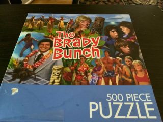 500 Piece The Brady Bunch Puzzle Made In Usa.  18x24.  Hawaii Bound