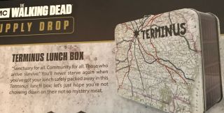 " The Walking Dead " Terminus Lunch Box,  Supply Drop Exclusive