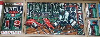 2018 Pearl Jam Seattle Brad Klausen Poster