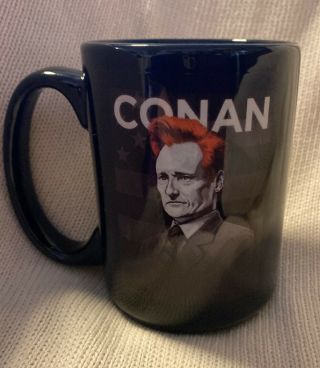 Conan O’brien Face Mug,  Late Night Show—ceramic Coffee/tea,  Black