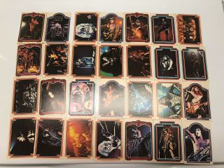 1978 Kiss Rock Band Trading Card Complete Set 1 - 66 Aucoin Plus 23 Series 2 Card