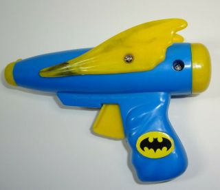 Vintage 1976 Remco Toys Blue Bat Clicker Gun For Batman Utility Belt