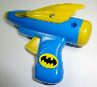Vintage 1976 Remco Toys Blue Bat Clicker Gun For Batman Utility Belt 3
