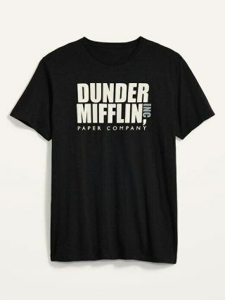 Old Navy The Office Dunder Mifflin Paper Company T Shirt Adult Large L