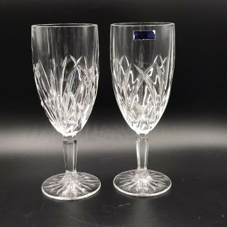 Marquis By Waterford Crystal Goblet Set Of 2 Water Wine Beverage Glass
