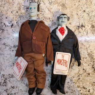 The Munsters Herman And Grandpa Munster By Presents.  Hamilton Gifts Nwt