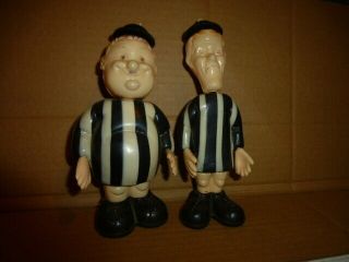 Vintage Plastic Laurel And Hardy Figures From The 50 