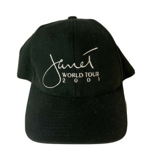 Janet Jackson World Tour 2001 Hat Size L - Xl Flexfit