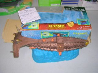 Disney Atlantis Ulysses Live Action Battle Vessel Toy Projector Box