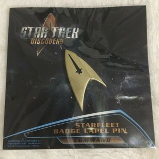 Star Trek Discovery Tv Series Starfleet Command Insignia Metal Badge Lapel Pin