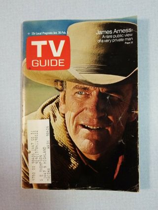 Tv Guide – Jan 30 - Feb 5,  1971 – James Arness 931