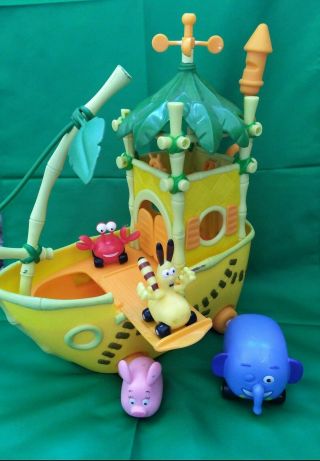 Rare Disney Jungle Junction Taxi Crab Boat Playset Located Usa