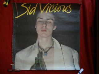 Sid Vicious ‎– Sid Sings 1979 Orig Poster Sex Pistols