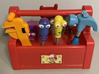 Handy Manny Talking Singing Dancing Toolbox Complete W/ All 7 Tools