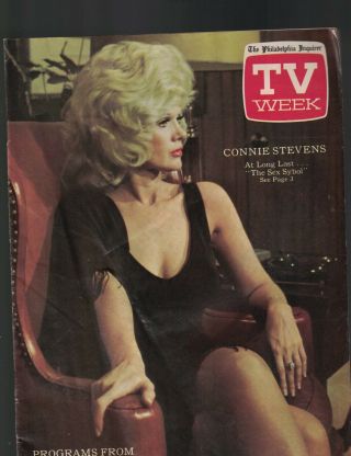 Philadelphia Inquirer Tv Week September 15 1974 Connie Stevens