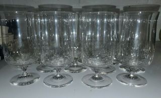 Set Of 4 Lenox Afterglow Ice Tea Glass 6.  5 " Tall