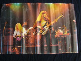 vintage RUSH poster commercially 1979 PACE INT produced poster SCOTLAND 2
