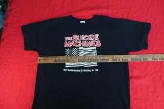 VTG Suicide Machines American Flag War Profiteering Shirt XL 2