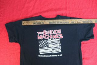 VTG Suicide Machines American Flag War Profiteering Shirt XL 3