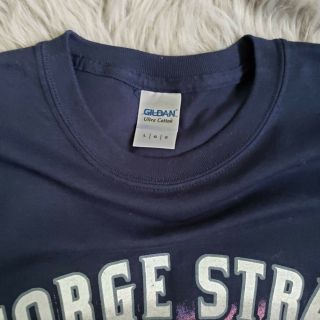 George Strait 2013 - 2014 Cowboy Rides Away Tour T Shirt Sixe Large Navy Blue 3