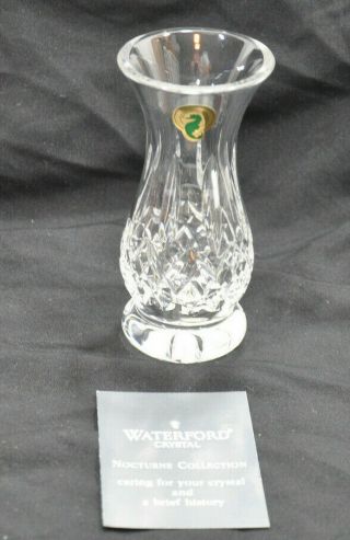 Waterford Nocturne 5” Posy Vase Brand M971.  985.  5500 Hungary