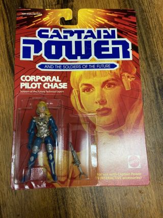Mattel 1987 Captain Power And The Soldiers Of The Future Corporal Pilot Chase