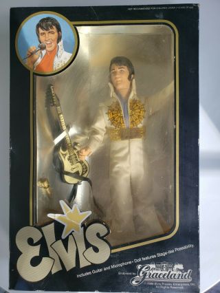 Elvis Presley - Vintage - 1984 Eugene Graceland 12 " Doll - Sundial Jumpsuit