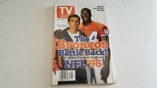 Tv Guide Aug 31 Sep 6 1996 Broncos Nfl 
