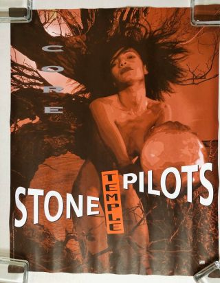 Stone Temple Pilots Core 1992 Us Atlantic Records Promo Poster Scott Weiland