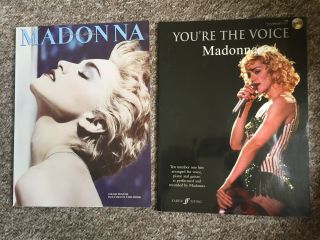 Madonna Songbooks / Sheet Music / True Blue And You’re The Voice