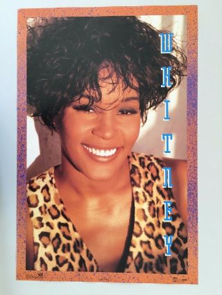 Whitney Houston,  Photo By Randee St Nicholas,  Authentic 1993 Poster