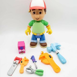 Disney Talking Handy Manny Doll 9 " With Tools See Video 2007 Mattel Toy