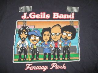 J.  Geils Band Concert Tour Boston Fenway Park August 14 2010 Concert (med) Shirt