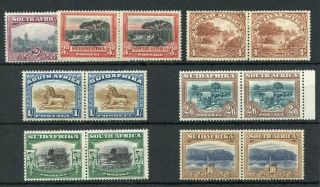 South Africa 1927 - 30 Set Sg34/9 Mm Cat £650