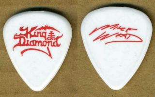 King Diamond Mike Wead Guitar Pick Authentic Concert Memorabilia Metal Rock Rare