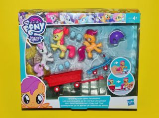 My Little Pony: Cmc Cruising Cutie Mark Crusaders Figure Hasbro Set  Rare