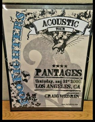 Foo Fighters Poster Rare Dave Grohl Acoustic Tour 2006 Dar Constitution Hall Dc
