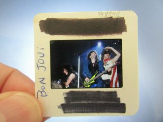 Press Photo Slide Negative - Bon Jovi - 1980 