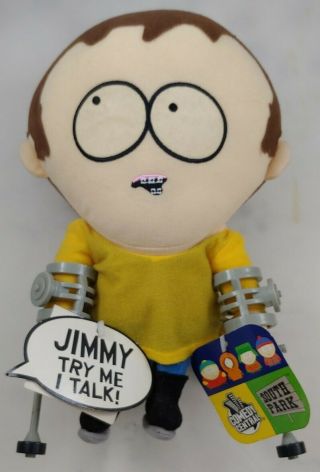 South Park Talking Jimmy With Crutches Plush Toy Doll By Fun 4 All