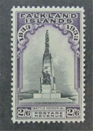 Nystamps British Falkland Islands Stamp 73 Og H $200 N27y1898