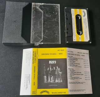Kiss - Dressed To Kill - 1975 - Casablanca Cassette - Australian Release - Rare Aucoin