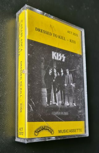 KISS - DRESSED TO KILL - 1975 - CASABLANCA CASSETTE - AUSTRALIAN RELEASE - RARE AUCOIN 2