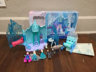 Disney Frozen Magical Lights Ice Castle Palace Playset With - Lights Up