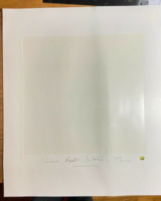 The Beatles " White Album " Apple Lithograph Art Print Special