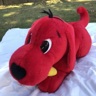 Vintage Barking Clifford The Big Red Dog Plush Jumbo Large Stuffed Animal 24 "