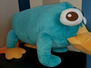Disney Store Perry The Platypus Jumbo Large Plush Phineas and Ferb 37 Inches 2