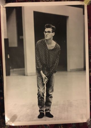 Morrissey - Vintage 1980s 36 " X25 " Huge B&w Poster - Rare