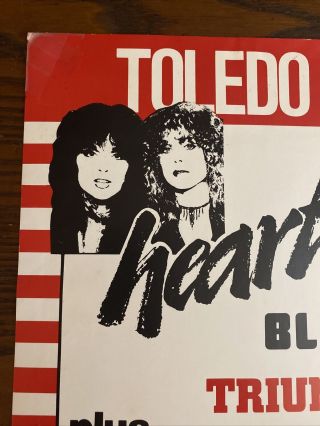 TOLEDO SPEEDWAY JAM poster 1980 Heart J Geils Band Blackfoot TRIUMPH Joe Perry 3