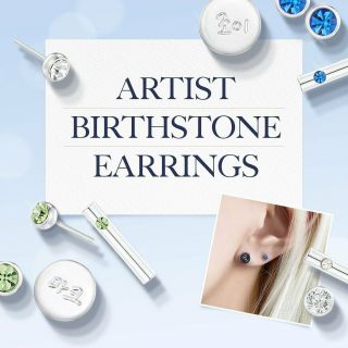 [pre - Order] Sm Town Store Sm Artist Official Goods : Artist Birthstone Earrings